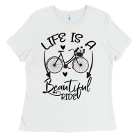 White Life is a beautiful ride Ladies Tee - Bettercallsaul