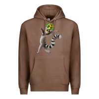 Chestnut All Hail King Julien Premium Hoodie - DesignPulse