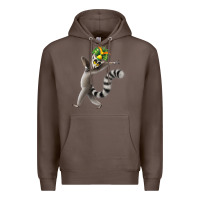 Coffee All Hail King Julien Premium Hoodie - DesignPulse