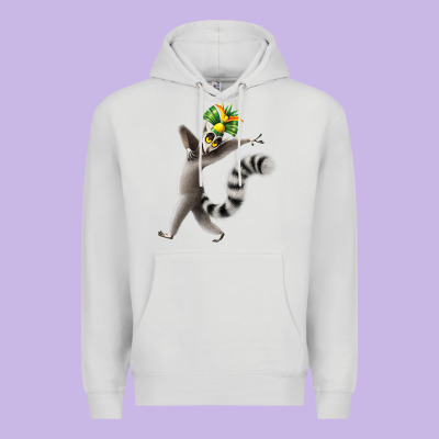 All Hail King Julien Premium Hoodie Designed By Designpulse