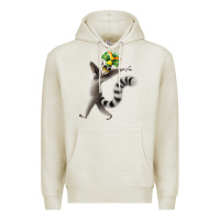 Oatmeal Heather All Hail King Julien Premium Hoodie - DesignPulse