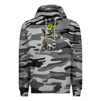 Slate Camo All Hail King Julien Premium Hoodie - DesignPulse
