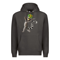 Smoke All Hail King Julien Premium Hoodie - DesignPulse