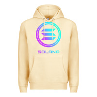 Pina Colada solana crypto sol coin blockchain decentralized application long sleev Premium Hoodie - DesignPulse