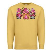 Antique Gold breast cancer gnome Premium Sweatshirt - BarkalooDesign