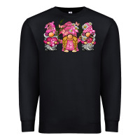 Black breast cancer gnome Premium Sweatshirt - BarkalooDesign