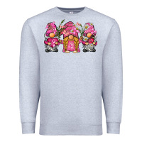 Heather Grey breast cancer gnome Premium Sweatshirt - BarkalooDesign