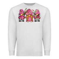 Oatmeal Heather breast cancer gnome Premium Sweatshirt - BarkalooDesign