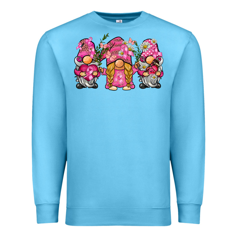 Breast Cancer Gnome Premium Sweatshirt by BarkalooDesign | Teevron