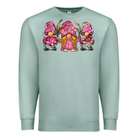 Seafoam breast cancer gnome Premium Sweatshirt - BarkalooDesign