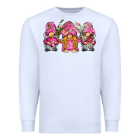 White breast cancer gnome Premium Sweatshirt - BarkalooDesign