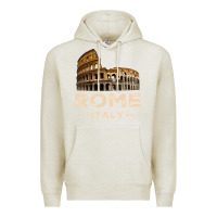 Oatmeal Heather Cool Vintage Roma Italia Colosseum Souvenirs, Rome Italy Pullover Hood Premium Hoodie - DesignPulse