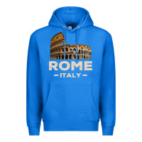 True Royal Cool Vintage Roma Italia Colosseum Souvenirs, Rome Italy Pullover Hood Premium Hoodie - DesignPulse