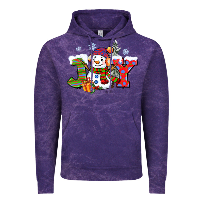 Christmas Joy Snowman Vintage Hoodie by CowGirlArtShop | Teevron