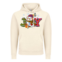 Vintage Artic christmas joy snowman Vintage Hoodie - CowGirlArtShop