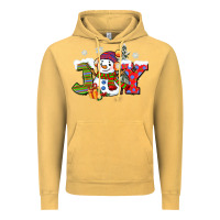 Vintage Mustard christmas joy snowman Vintage Hoodie - CowGirlArtShop