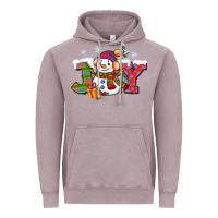 Vintage Zinc christmas joy snowman Vintage Hoodie - CowGirlArtShop