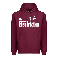 Burgundy the electrician the godfather parody design hipste Premium Hoodie - PixelWave
