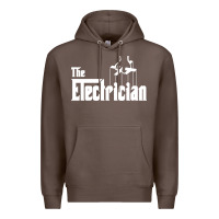 Coffee the electrician the godfather parody design hipste Premium Hoodie - PixelWave