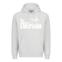 Dove Grey the electrician the godfather parody design hipste Premium Hoodie - PixelWave