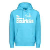 Ocean Blue the electrician the godfather parody design hipste Premium Hoodie - PixelWave