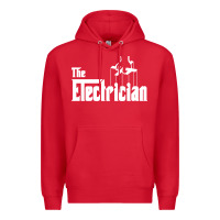 Red the electrician the godfather parody design hipste Premium Hoodie - PixelWave