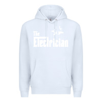 White the electrician the godfather parody design hipste Premium Hoodie - PixelWave