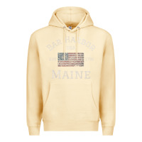 Pina Colada Bar Harbor Maine USA American Flag Established ME Vintage Premium Hoodie - PixelWave