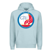 Blue Mist graduate, theological, education (GTU) Premium Hoodie - PixelWave