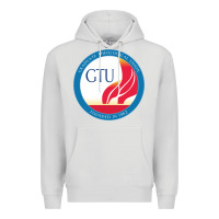 Dove Grey graduate, theological, education (GTU) Premium Hoodie - PixelWave