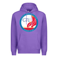 Purple graduate, theological, education (GTU) Premium Hoodie - PixelWave