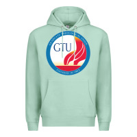 Seafoam graduate, theological, education (GTU) Premium Hoodie - PixelWave