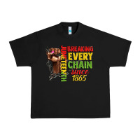 Black juneteenth breaking every chain since 1865 woman f Urban Heavy Tee - CowGirlArtShop