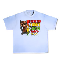 Grape Ice juneteenth breaking every chain since 1865 woman f Urban Heavy Tee - CowGirlArtShop