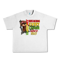 Juneteenth Breaking Every Chain Since 1865 Woman F Urban Heavy Tee | Teevron