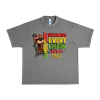 Tornado juneteenth breaking every chain since 1865 woman f Urban Heavy Tee - CowGirlArtShop