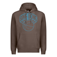 Coffee bing bong vintage distressed Premium Hoodie - PixelWave