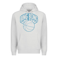 Dove Grey bing bong vintage distressed Premium Hoodie - PixelWave