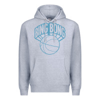 Heather Grey bing bong vintage distressed Premium Hoodie - PixelWave