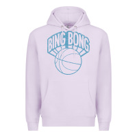 Lilac bing bong vintage distressed Premium Hoodie - PixelWave