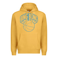Mustard bing bong vintage distressed Premium Hoodie - PixelWave