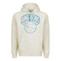 Oatmeal Heather bing bong vintage distressed Premium Hoodie - PixelWave