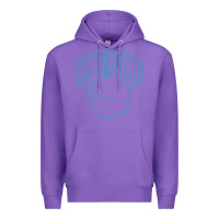 Purple bing bong vintage distressed Premium Hoodie - PixelWave