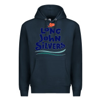 Navy #long john silvers Premium Hoodie - PixelWave