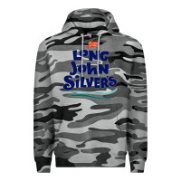 Slate Camo #long john silvers Premium Hoodie - PixelWave