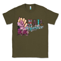 Army Green nail hustler Classic Tee - SublimationCraftShop