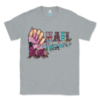Heather Grey nail hustler Classic Tee - SublimationCraftShop