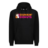 Black Dunkin'donuts Premium Hoodie - PixelWave