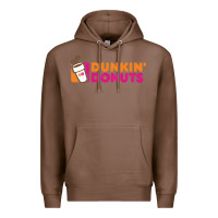 Chestnut Dunkin'donuts Premium Hoodie - PixelWave