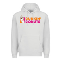 Dove Grey Dunkin'donuts Premium Hoodie - PixelWave